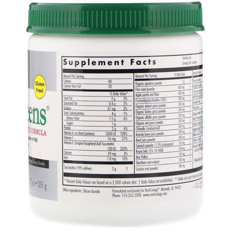 益生菌, 消化: Nutricology, ProGreens, with Advanced Probiotic Formula, 9.27 oz (265 g)