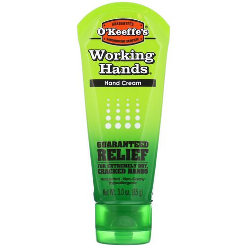 O'Keeffe's, Working Hands, Hand Cream, Unscented, 3 oz (85 g) Review