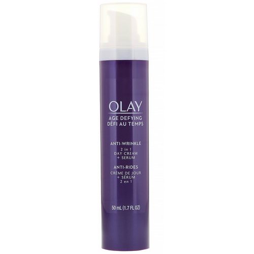 Olay, Age Defying, Anti-Wrinkle, 2-in-1 Day Cream + Serum, 1.7 fl oz (50 ml) Review