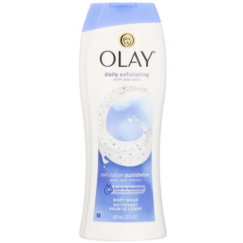 Olay, Daily Exfoliating Body Wash, with Sea Salts, 22 fl oz (650 ml) Review
