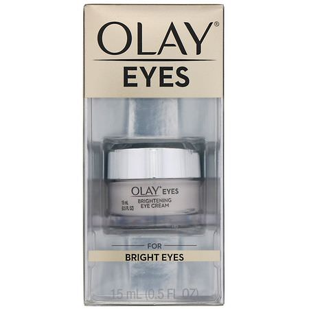 治療, 眼霜: Olay, Eyes, Brightening Eye Cream, .5 fl oz (15 ml)
