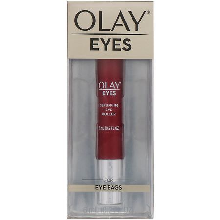 治療, 眼霜: Olay, Eyes, Depuffing Eye Roller, 0.2 fl oz (6 ml)