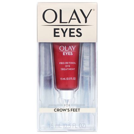 治療, 眼霜: Olay, Eyes, Pro-Retinol Eye Treatment, 0.5 fl oz (15 ml)