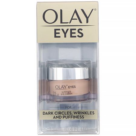 治療, 眼霜: Olay, Eyes, Ultimate Eye Cream, 0.4 fl oz (13 ml)
