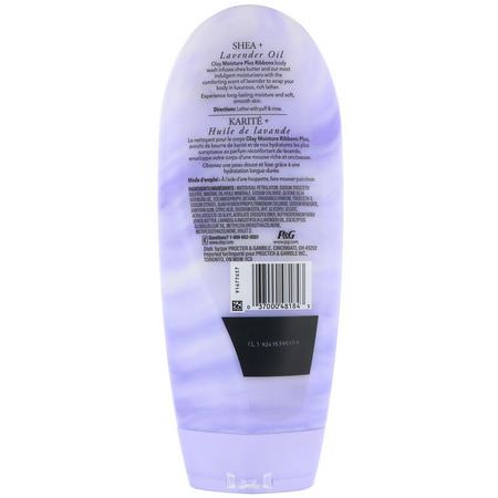 肥皂, 沐浴露: Olay, Moisture Ribbons Plus Body Wash, Shea + Lavender Oil, 18 fl oz (532 ml)