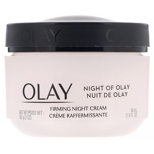 Olay, Night of Olay, Firming Night Cream, 1.9 fl oz (56 ml) Review