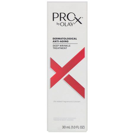面部保濕霜, 皮膚護理: Olay, ProX, Dermatological Anti-Aging, Deep Wrinkle Treatment, 1 fl oz (30 ml)