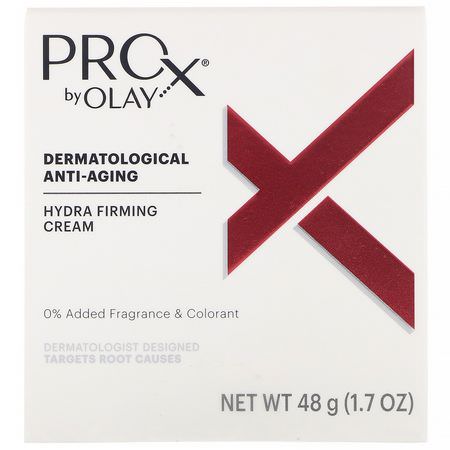 面部保濕霜, 皮膚護理: Olay, ProX, Dermatological Anti-Aging, Hydra Firming Cream, 1.7 oz (48 g)
