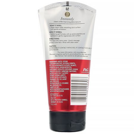身體磨砂膏, 淋浴器: Olay, Regenerist, Advanced Anti-Aging, Detoxifying Pore Scrub, 5 fl oz (150 ml)