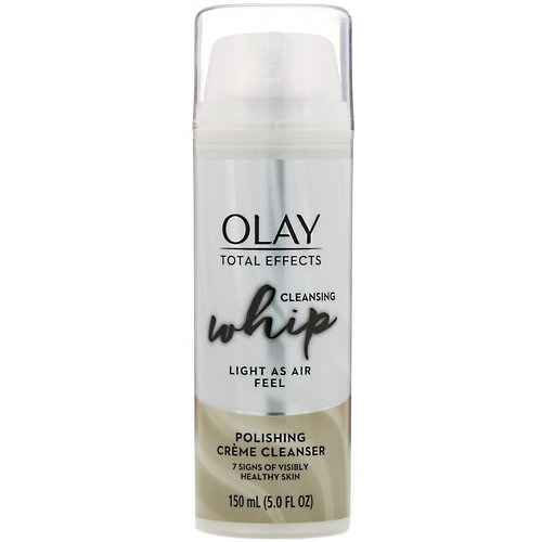 Olay, Total Effects, Cleansing Whip, Polishing Creme Cleanser, 5 fl oz (150 ml) Review