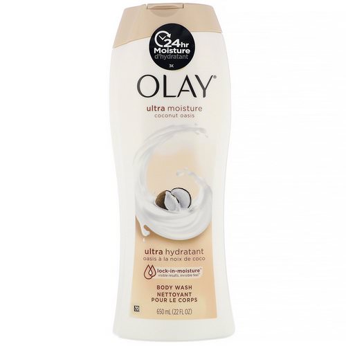 Olay, Ultra Moisture Body Wash, Coconut Oasis, 22 fl oz (650 ml) Review