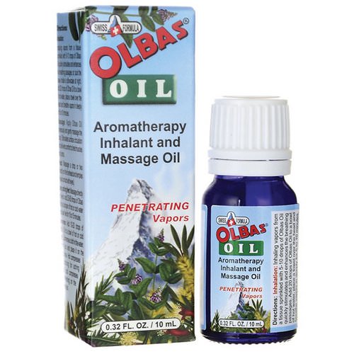 Olbas Therapeutic, Aromatherapy Inhalant and Massage Oil, 0.32 fl oz (10 ml) Review