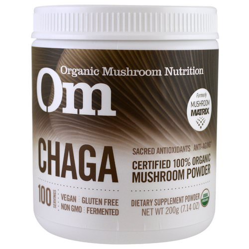 Organic Mushroom Nutrition, Chaga, Certified 100% Organic Mushroom Powder, 7.14 oz (200 g) Review