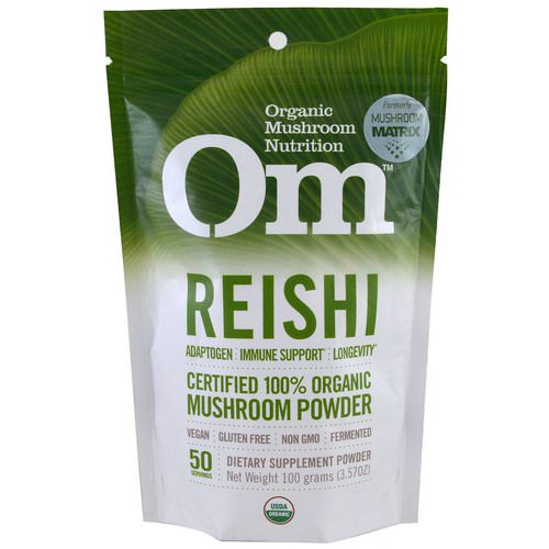 Organic Mushroom Nutrition, Reishi, Mushroom Powder, 3.57 oz (100 g) Review