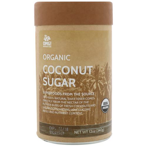 OMG! Organic Meets Good, Organic, Coconut Sugar, 12 oz (340 g) Review