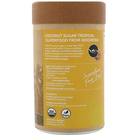OMG! Organic Meets Good Coconut Sugar - 椰子糖, 甜味劑, 蜂蜜