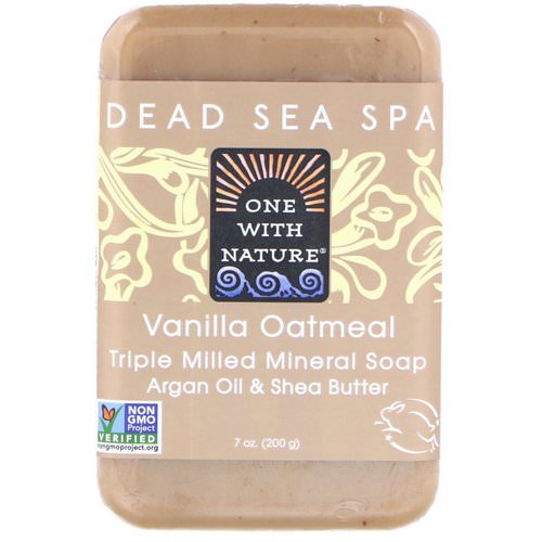 One with Nature, Triple Milled Mineral Soap, Vanilla Oatmeal, 7 oz (200 g) Review