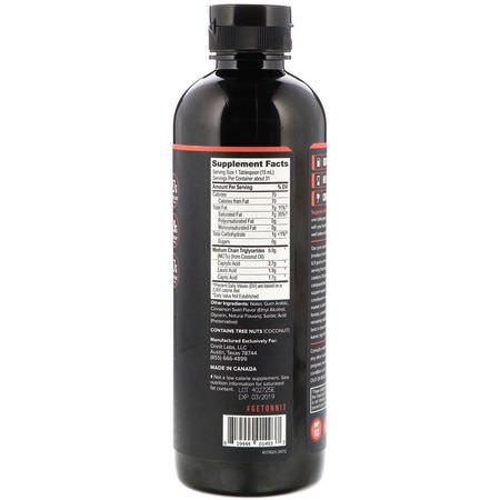 飲料增強劑, 奶精: Onnit, Emulsified MCT Oil, Non-Dairy Creamer, Cinnamon Swirl, 16 fl oz (473 ml)