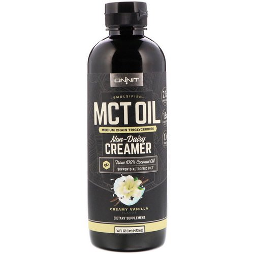 Onnit, Emulsified MCT Oil, Non-Dairy Creamer, Creamy Vanilla, 16 fl oz (473 ml) Review
