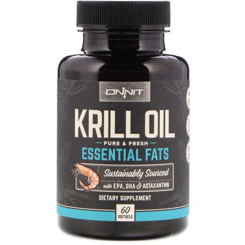 Onnit, Krill Oil, Essential Fats, 60 Softgels Review