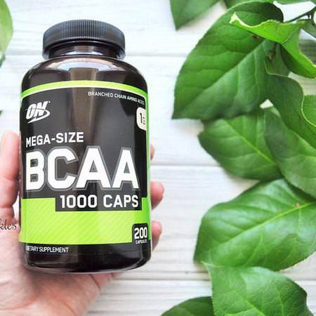 Optimum Nutrition, BCAA 1000 Caps, Mega-Size, 1 g, 60 Capsules