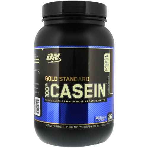 Optimum Nutrition, Gold Standard, 100% Casein, Chocolate Supreme, 2 lbs (909 g) Review