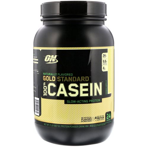 Optimum Nutrition, Gold Standard, 100% Casein, Naturally Flavored, French Vanilla, 2 lbs (907 g) Review