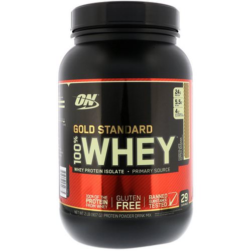 Optimum Nutrition, Gold Standard, 100% Whey, Chocolate Dipped Banana, 2 lb (907 g) Review