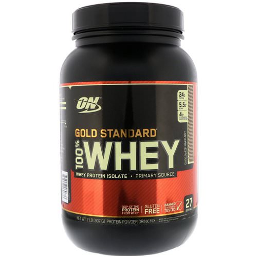 Optimum Nutrition, Gold Standard, 100% Whey, Chocolate Hazelnut, 2 lb (907 g) Review