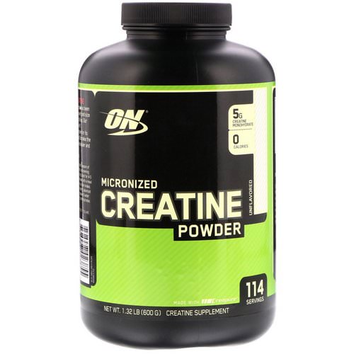 Optimum Nutrition, Micronized Creatine Powder, Unflavored, 1.32 lb (600 g) Review
