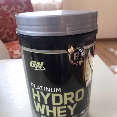 Optimum Nutrition, Platinum Hydro Whey, Turbo Chocolate, 3.5 lbs (1.59 kg)