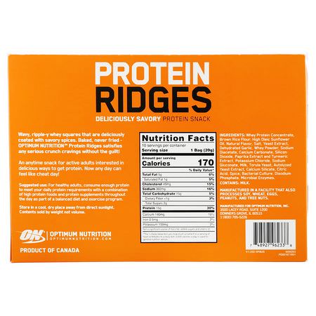 Optimum Nutrition Protein Snacks Snacks - 小吃, 蛋白質小吃, 布朗尼蛋糕, 餅乾
