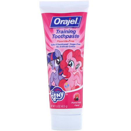 Orajel Baby Toothpaste Gel Fluoride Free - 無氟化物, 牙膏, 浴, 凝膠