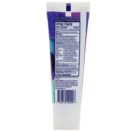 牙膏, 沐浴露: Orajel, Shimmer & Shine Anticavity Fluoride Toothpaste, Berry Divine, 4.2 oz (119 g)