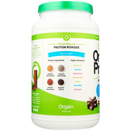 Orgain Plant Based Blends - 植物性, 植物性蛋白, 運動營養