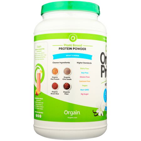 Orgain Plant Based Blends - 植物性, 植物性蛋白, 運動營養