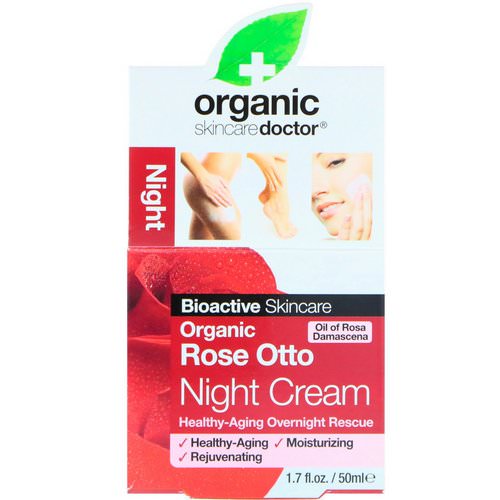 Organic Doctor, Organic Rose Otto Night Cream, 1.7 fl oz (50 ml) Review