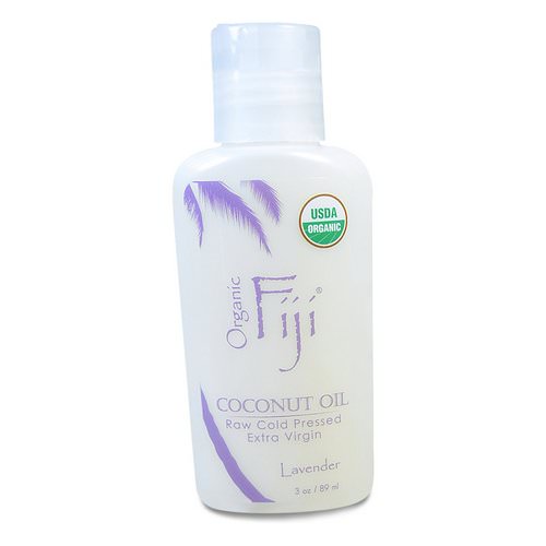 Organic Fiji, Organic Raw Oil, Cold Pressed Coconut Oil, Lavender, 3 oz (89 ml) Review
