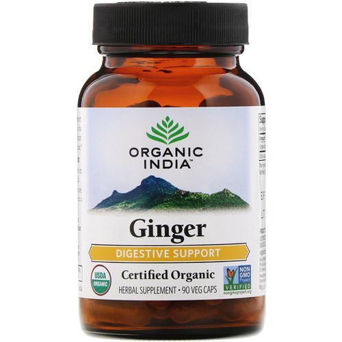 Organic India, Ginger, 90 Veg Caps Review