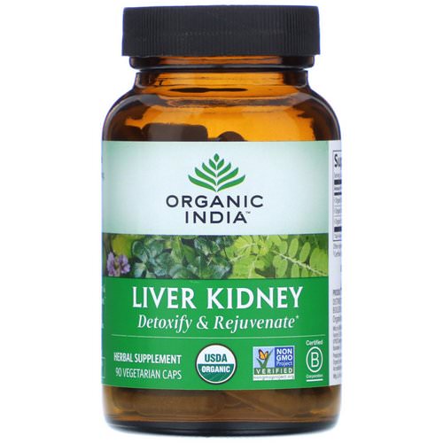 Organic India, Liver Kidney, 90 Vegetarian Caps Review