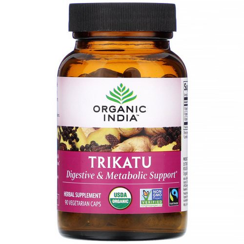 Organic India, Trikatu, 90 Vegetarian Caps Review