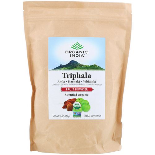 Organic India, Triphala, Fruit Powder, 16 oz (454 g) Review