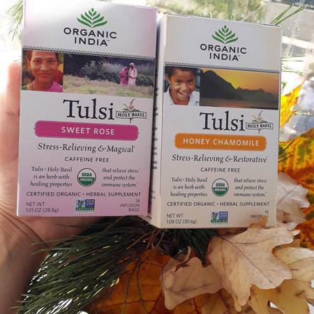 Organic India Tulsi Tea Herbal Tea - 草藥茶, 塔爾西茶