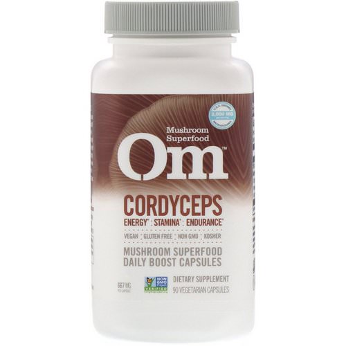Organic Mushroom Nutrition, Cordyceps, 667 mg, 90 Vegetarian Capsules Review