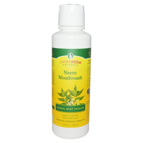 Organix South, TheraNeem Naturals, Herbal Mint Therape, Neem Mouthwash, 16 fl oz (480 ml) Review