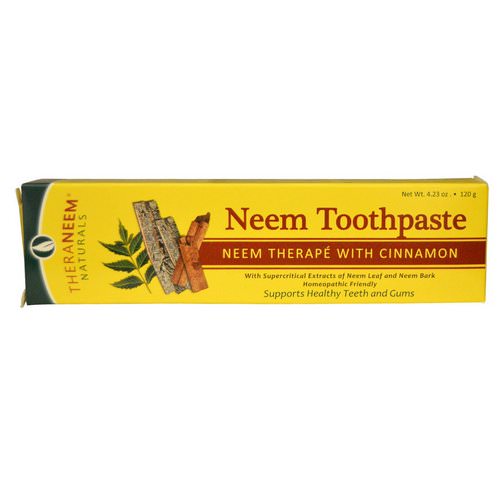 Organix South, TheraNeem Naturals, Neem Therape with Cinnamon, Neem Toothpaste, 4.23 oz (120 g) Review