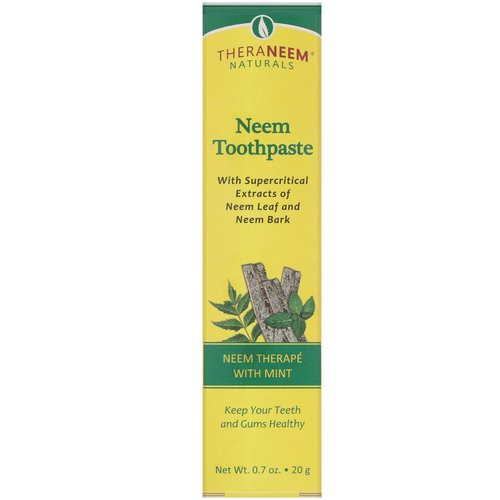 Organix South, TheraNeem Naturals, Neem Therape with Mint, Neem Toothpaste, 0.7 oz (20 g) Review