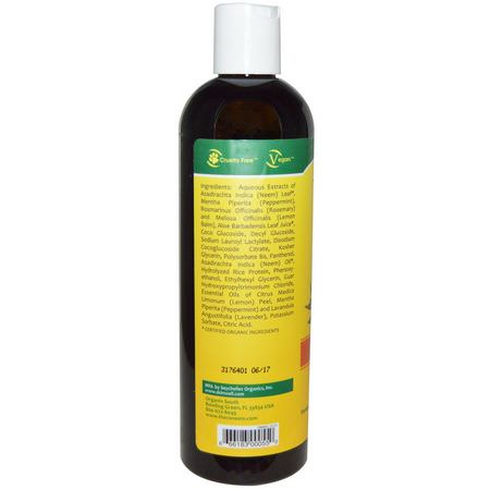 頭皮護理, 頭髮: Organix South, TheraNeem Naturals, Scalp Therape, Shampoo, 12 fl oz (360 ml)