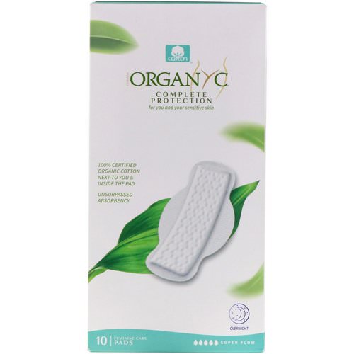 Organyc, Organic Cotton Pads, Super Flow, 10 Pads Review