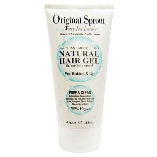 Original Sprout, Natural Hair Gel, For Babies & Up, 4 fl oz (118 ml) Review